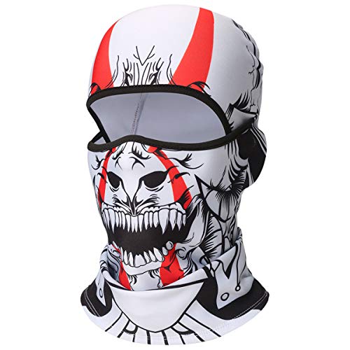 JIUSY 3D Animal Fleece Neck Warmer Thermal Windproof Balaclava Face Mask Protection Hood Cover for Ski Snowboard Skateboard Cycling Motorcycle Music Festivals Raves Halloween Party Men Women #2