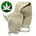 Best All Natural Back Scrubber and Bath Mitt Set, BONUS HANGING HOOKS, Durable Hemp Exfoliating Body Scrubber - Exfoliate Your Skin From Head to Toe With Ease in the Shower or Tub, Machine Washable