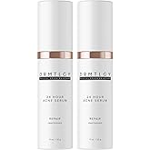 DRMTLGY Acne Spot Treatment and Cystic Acne Treatment. Acne Serum with Micronized Benzoyl Peroxide 5% and Glycolic Acid. 1.1 oz, 2 pack