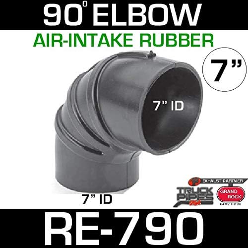 7" Air Intake Rubber Elbow 90 Degree RE-790