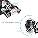 4 Modes LED Headlamp Headlight Flashlight with Zoomable Super Bright T6+2XPE CREE And 2 Rechargeable Batteries, Wall Charger