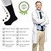 Sugar Free Sox Health & Comfort Mens Diabetic Socks Ribbed Mid-Calf 3 Pairs (10-13, Black)