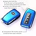 Mofei for Lexus Key Fob Cover - Soft TPU Key Fob Case Protective Sleeve Protector Shell Keyless Remote Control Smart Key Holder Jacket with Key Chain for Lexus RX IS CT GS NX ES RC RCF GSF (Silver)