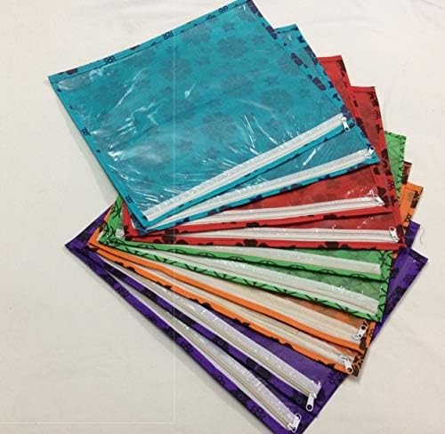 Shree Shringi Single Saree Covers-Printed (Set of 10) (Multi Coloured)
