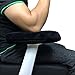 Memory Foam Armrest Pads for Office Chair Soft Elbow Pillows and Armrest Cushion for Elbow Rest with Anti-Slip Bottom for Arm Chair Cover (Set of 2). Work in Comfort Long Hours