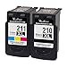 Valuetoner Remanufactured Ink Cartridge Replacement for Canon PG-210XL CL-211XL (2 Pack) for Canon PIXMA IP2702 IP2700 MP230 MP240 MP250 MP270 MP280 MP480 MP490 MP495 MP499 MX320 MX330 MX340 MX420