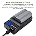 TOP-MAX 2-Pack EN-EL3e Battery with USB Charger LCD Screen for Nikon D80 D30 D50 D70 D70S D90 D100 D200 D300 D300S D700