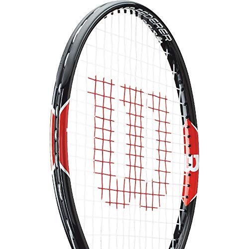 Wilson Federer Junior Tennis Racquet (21Inch, Black/Red) Pricepulse