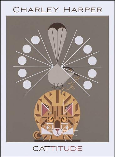 Charley Harper: Cattitude Notecards [With Envelope]