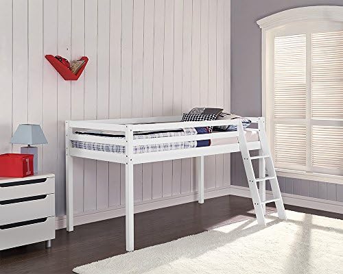 Unmatchable Kids Bunk Bed Mid Sleeper Wooden Pine Cabin Bed With
