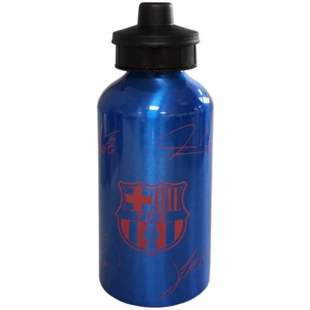 Fc Barcelona Aluminium Sports Water Drinks Bottle Printed Signatures SG