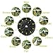 CXRCY Garden Hose with 10 Pattern Spray Nozzle,Upgraded Expandable Flexible Water Hose with Double Latex Core, 3/4