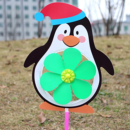 Lvyuanda Chinese Zodiac Colorful Wheel Wind Spinner Windmill - Outdoor Lawn Decor Your Yard and Garden