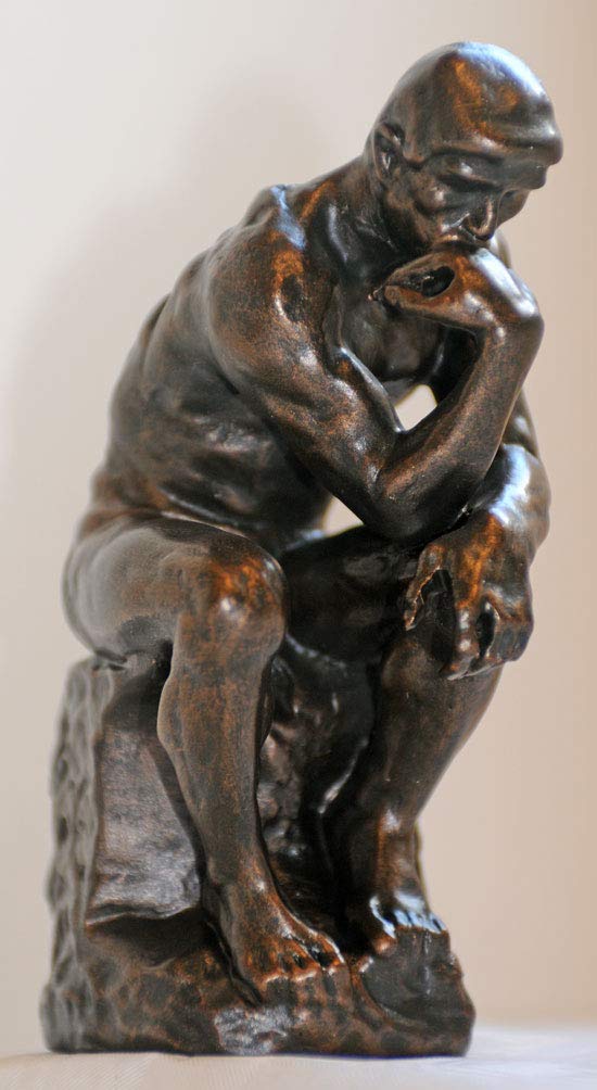 The Thinkler - Sculpture, 14cm - Museumsshop (Replicat) Auguste Rodin #01