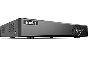 ANNKE 3K Lite H.265+ Security DVR Recorder with AI Human/Vehicle Detection, 8CH Hybrid 5-in-1 CCTV DVR for Surveillance Camera, Supports 8CH Analog and 2CH IP Cameras, Remote Access (No Hard Drive)