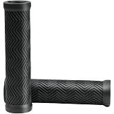 SZYNIC G-125 Bike Grips, Soft Rubber Bicycle Handlebar Grips, 130 x 22.2 mm | Soft rubber and chevron texture help reduce vibration and maintain a steady grip on commutes, fitness rides and light trails
