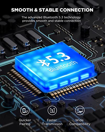 HTC Bluetooth Wireless Earbuds 2 Plus Touch Control Bluetooth 5.3 with USB-C Charging Case IPX4 Splashproof in-Ear Stereo Earbuds Bulit-in Microphones-Pink