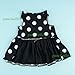 Fitwarm® Cute Polka Dot Ribbon Dog Dress Dog Clothes Cozy Dog Shirt Pet Dress, Medium