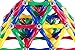 Pack Of 110 Colorful Pieces With Magnets –Construction Toy For Kids,1.6