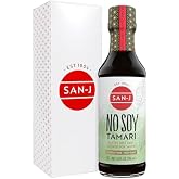 San-J - No Soy Tamari - Specially Brewed Soy Sauce Alternative - 10 oz. Bottle