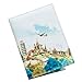 ZONGSHU Passport Cover Holder Case Scenery Patten Travel Luggage Passport Waller With Pu Leather