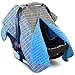 Kids N’ Such Peekaboo Baby Car Seat Cover Car Seat Canopy & Nursing Cover, Herringbone/Blue Minky