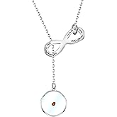 LQRI Mustard Seed Necklace I Can Do All Things Through Christ Who Strengthens Me Bible Religious Faith Jewelry Christian Gifts For Women