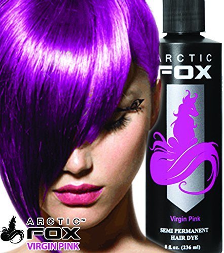 Arctic Fox Semi Permanent Hair Dye - 8 Ounce Virgin Pink #7 by Arctic Fox