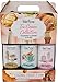 Jordans Skinny Syrups Sugar Free Ice Cream Collection Trio Gift Box 12.7 Ounce Bottles with By The Cup Coasters