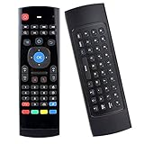 MXIII Double sided Mouse Remote Control 2.4ghz Mini Wireless Fly Mouse+Qwert Keyboard with Infrared for Kodi TV Box IPTV HTPC Mini PC Windows Mac OS Lilux