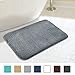 MAYSHINE Non Slip Absorbent Microfiber Bath Mat, Luxury Soft Plush Bathroom Rug, Machine Washable Thick Shaggy Bath Rug for Bathroom, Bathtub, Shower, Washroom(20X32 Inches White)