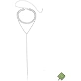 Long Y Shaped Dainty Necklace for Chunky ，Nice Crystal Rhinestone Y Shaped necklace Party Bar Accessories for Women ，Suitable for Mother's Day and Christmas Day