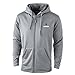 dunbrooke NFL Dallas Cowboys Trophy Tech Fleece Full Zip Hoodie, Large, Grey