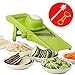 Valuetools Adjustable French Fry Cutter - Mandoline Silcer for Cheese, Onion, Potato Chips, Lemon with Cleaning Brush and Vegetable Peeler