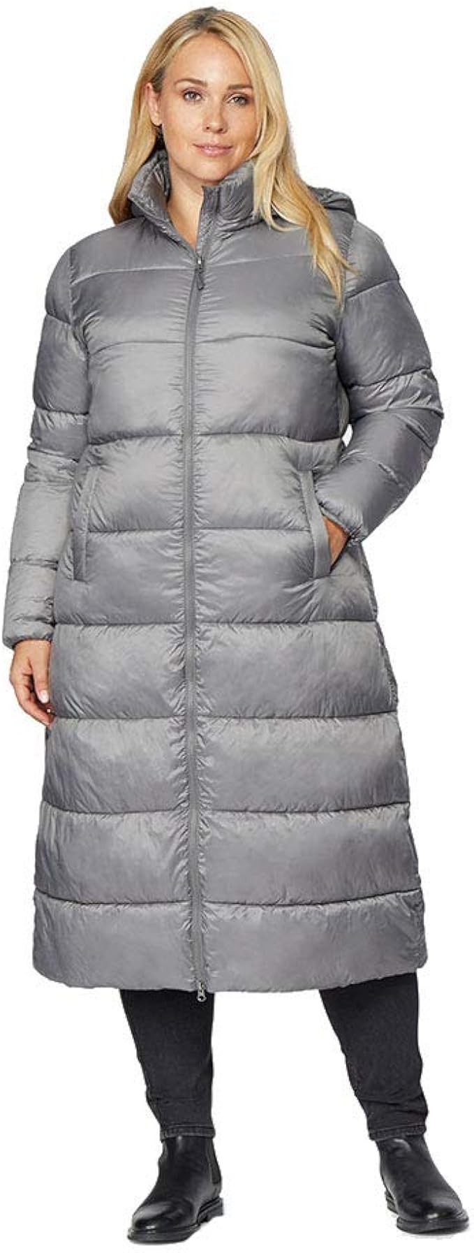 32 degrees long puffer coat