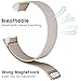 CAVN Metal Bands Compatible for Fitbit Charge 3 / Charge 3 SE Bands Women Men Small Large, Replacement Stainless Steel Accessory Watch Wrist Straps