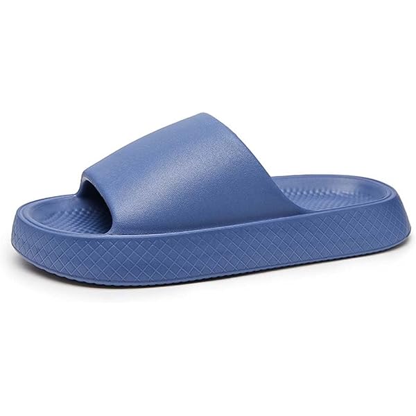 Amazon.com | GREATS Foster Slipper Tonal Blue Men display picture 2