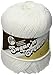Lily 10201818001 Sugar 'N Cream Super Size Solid Yarn, 4oz, Gauge 4 Medium, 100% Cotton - White - Machine Wash & Dry Big Ball