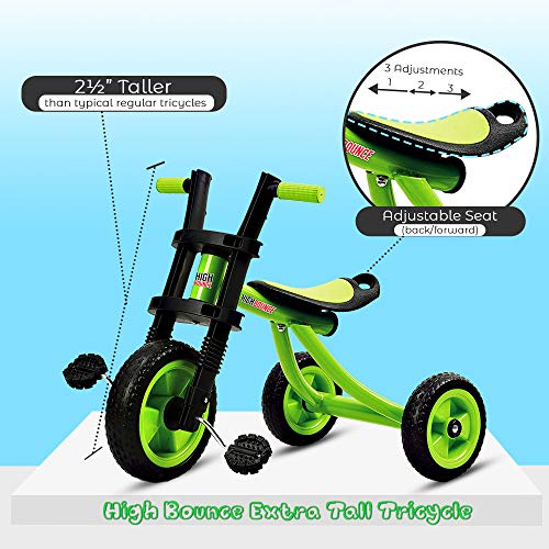 1 High+Bounce+Extra+Tricycle+Green
