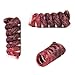 CooCooJoo 5 Inch 20 Strands/Pack Jamaican Bounce Crochet Hair Wand Curl Synthetic Hair Crochet Braids Afro Kinky Braiding Hair Extensions African Braids (1B/Burgundy)