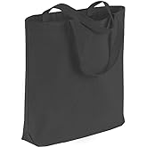 TBF Wholesale Canvas Tote Bags 15x16x3 with Bottom Gusset | Blank Totes for Printing, Painting & Embroidery