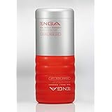 TENGA Double Hole Men Masturbation Cup for Dual Sensation, Pre-lubricated Pleasure Massage Device, TOC-104 Standard Size
