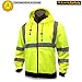KwikSafety EXTENDED SIZING | PATROL Class 3 Fleece Hoodie | Premium Anti-Pill (No Fuzz Balls) Durable Zipper Construction Work Wear | 360° Hi Vis Reflective ANSI Compliant Safety Jacket | 2XL