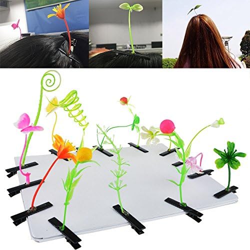 Vani 1Pc Acting Cute Lovely Kawaii Bean Grass Flower Hairpin Hair Clips