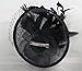 Edith qi Lady Retro Peacock Cocktail Fascinators Hats for Wedding Party Black