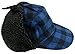 N'Ice Caps Boys Kids Buffalo Plaid Winter Hat Fleece Warm Sherpa Lined