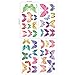 DECOWALL DS8-1602 Watercolour Butterflies Kids Wall Stickers Wall Decals Peel and Stick Removable Wall Stickers for Kids Nursery Bedroom Living Room d?cor