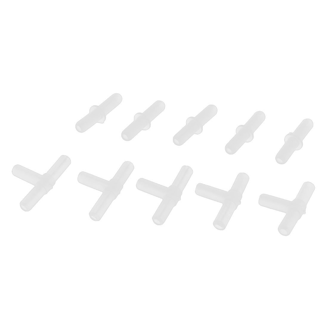 sourcing map Aquarium Airline Air Tube Tubing Connectors Filters, 10 Pieces