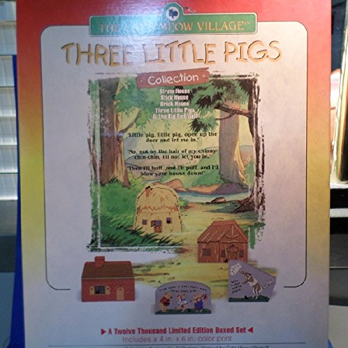 Cat's Meow Village ** Three Little Pigs Collection, Set of 5 ** #15.004