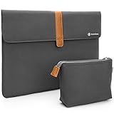 Tomtoc New MacBook Pro with Touch Bar A1707 15 Inch Envelope Sleeve Carrying Case with Accessory Pouch, Only for 15
